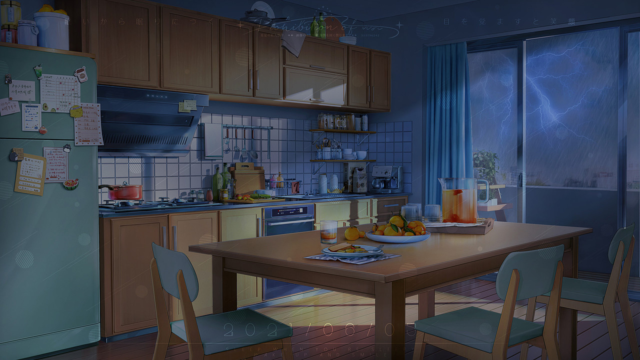 日系场景·厨房（图ZMjU3NzU2ODgw） - 创作习作 - 站酷设计师星夏在放羊原创素材 - 站酷ZCOOL