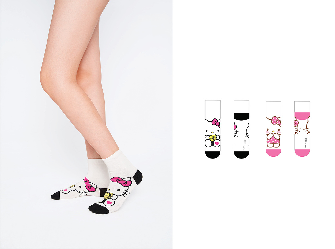 【产品设计】HelloKitty✖️Millie's联名袜子系列（图ZMjcyNjU1NzAw） - 配饰 - 站酷设计师GAOCONGYING原创素材 - 站酷ZCOOL