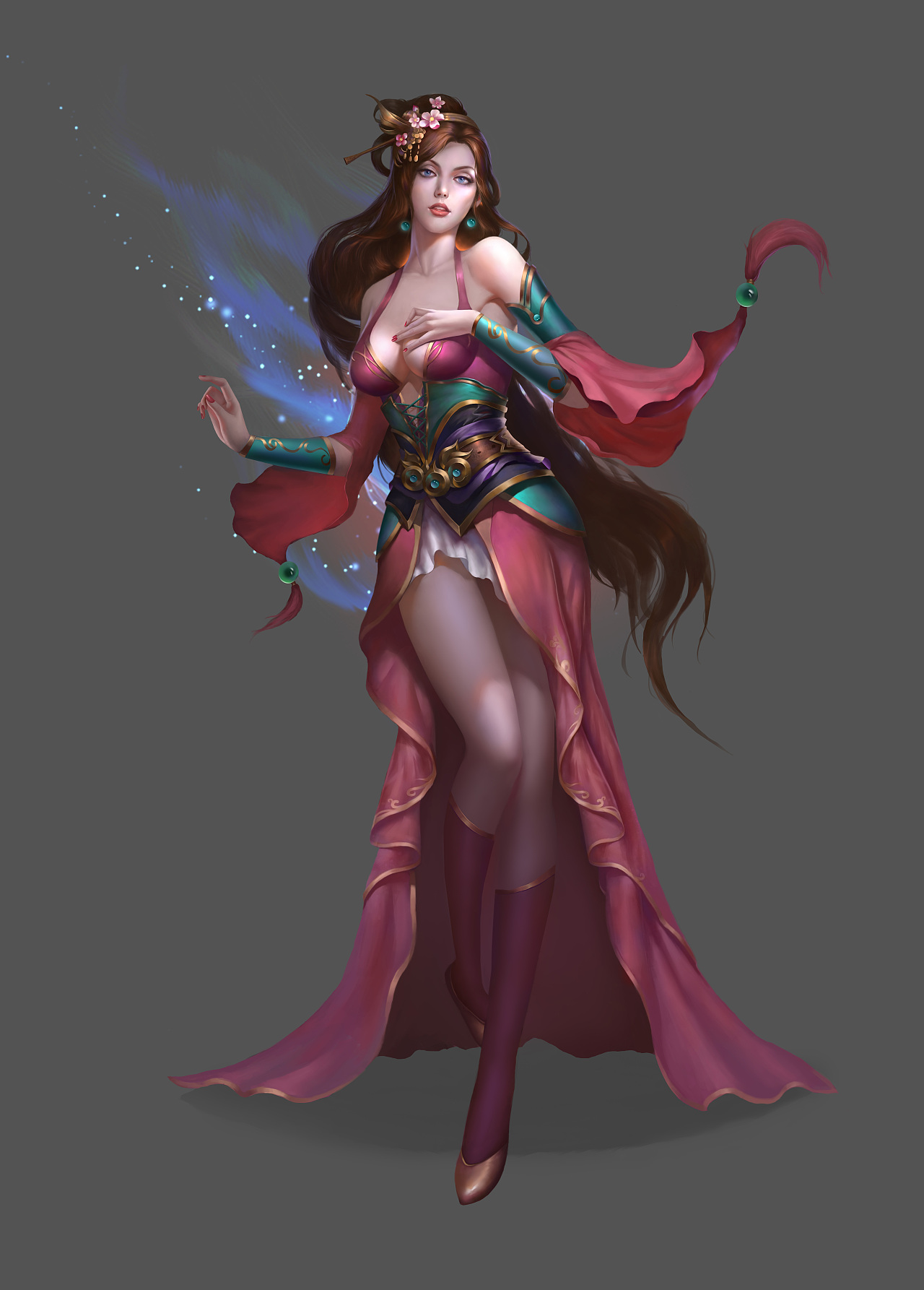 女性角色（图ZMTU3MTc4MzMy） - 游戏原画 - 站酷设计师做UI的施瓦辛格原创素材 - 站酷ZCOOL