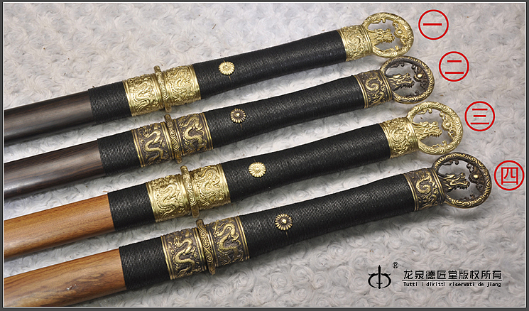 德匠堂宝剑-龙泉刀剑-高性能铜装环首刀(DJ-3395)