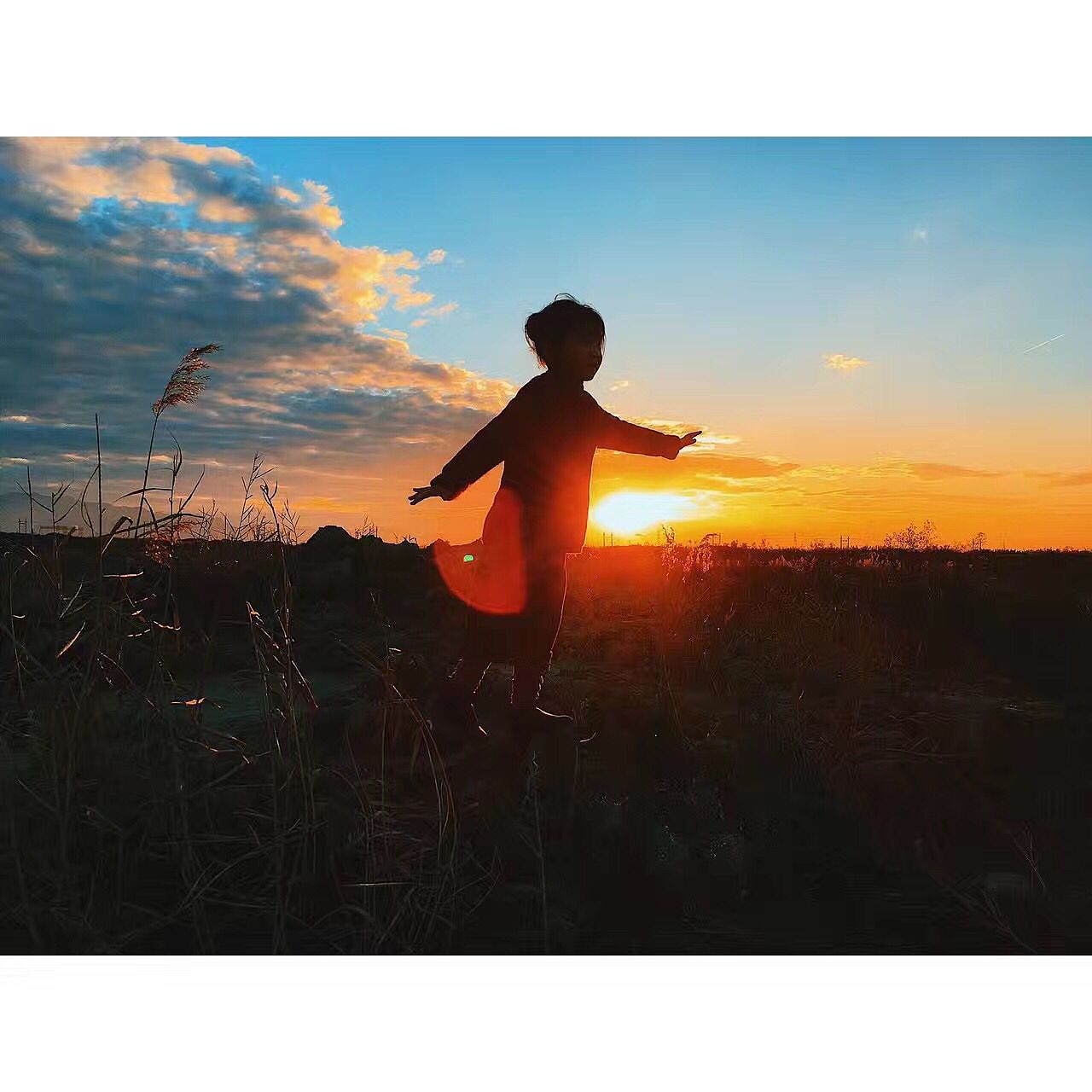 黄昏夕阳下的一种安静