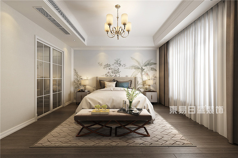 华府天地·愉园250㎡简约法式装修效果图（图ZMTUzOTIxNzA4） - 家装设计 - 站酷设计师上海东易日盛原创素材 - 站酷ZCOOL