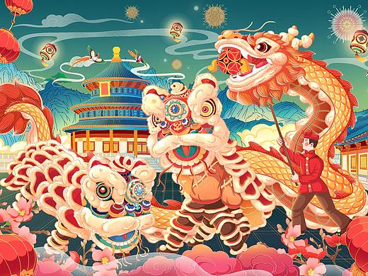 中国风新年贺图