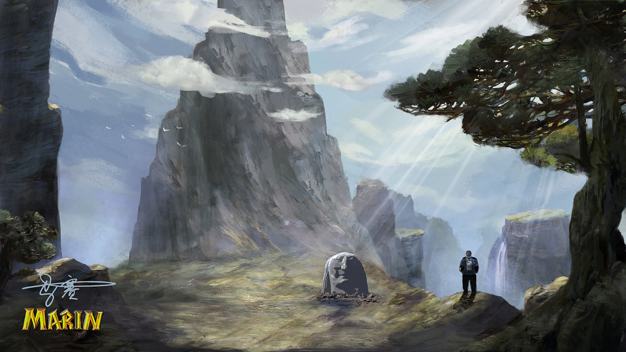 场景气氛图|插画|游戏原画|ms概念设计 - 原创作品 - 站酷 (zcool)