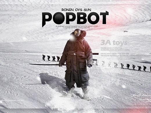 3A TOYS——POPBOT 玩偶海报设计