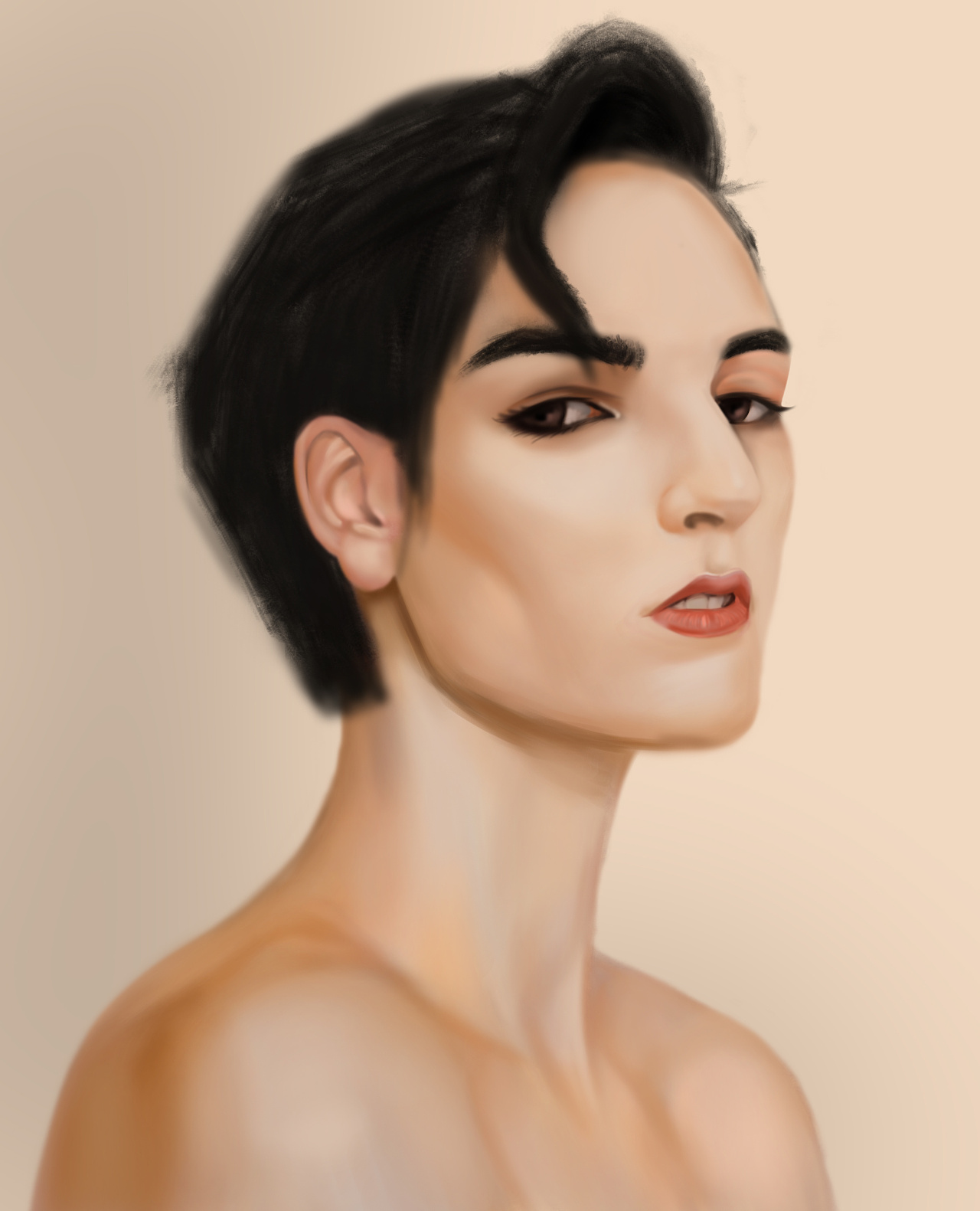 疫情期间的板绘写生练习