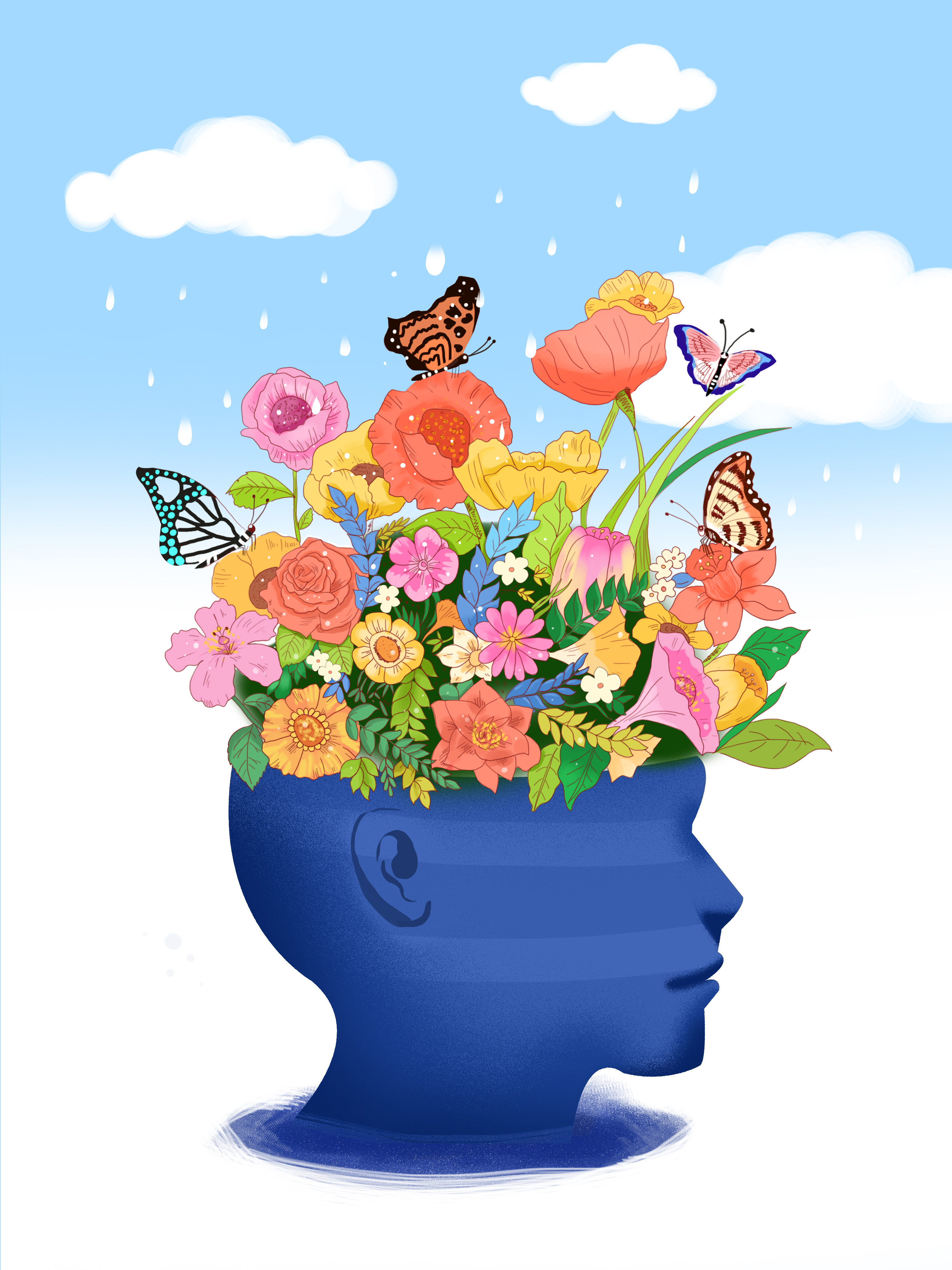 浇灌灵感,让创意绽放|插画|商业插画|saraleung26 - 原创作品 - 站酷