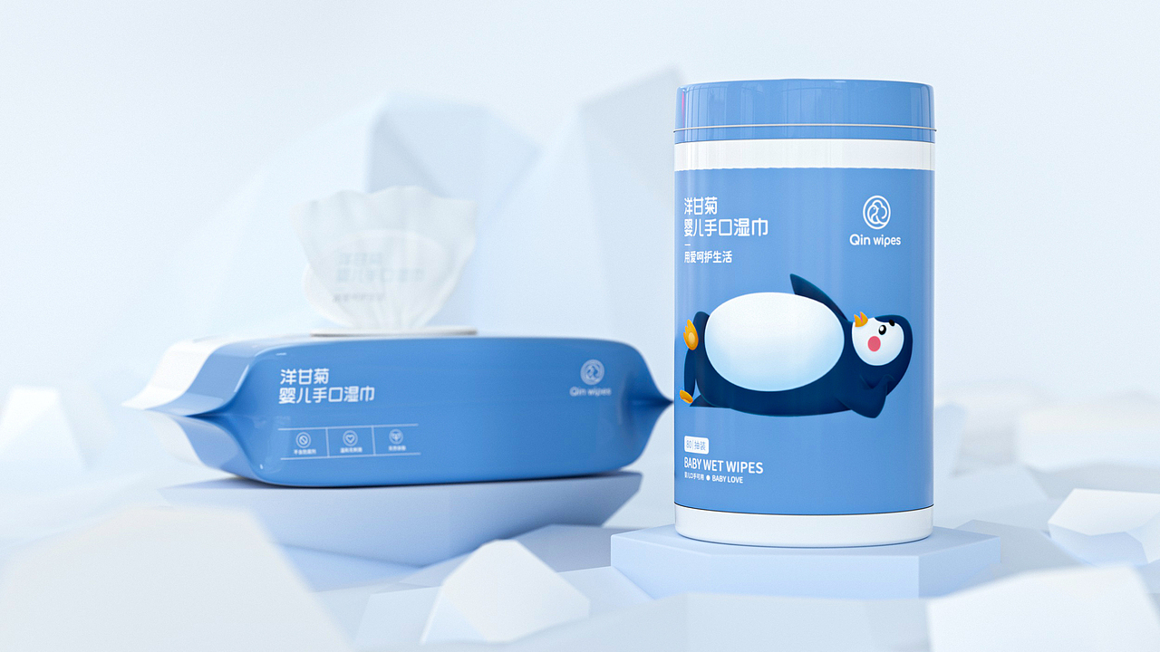 QIN湿巾品牌包装项目设计（图ZMjMzMzQxNDg4） - 包装 - 站酷设计师胡晓波设计原创素材 - 站酷ZCOOL