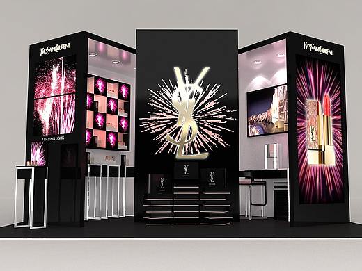 YSL-Xmas Podium Design