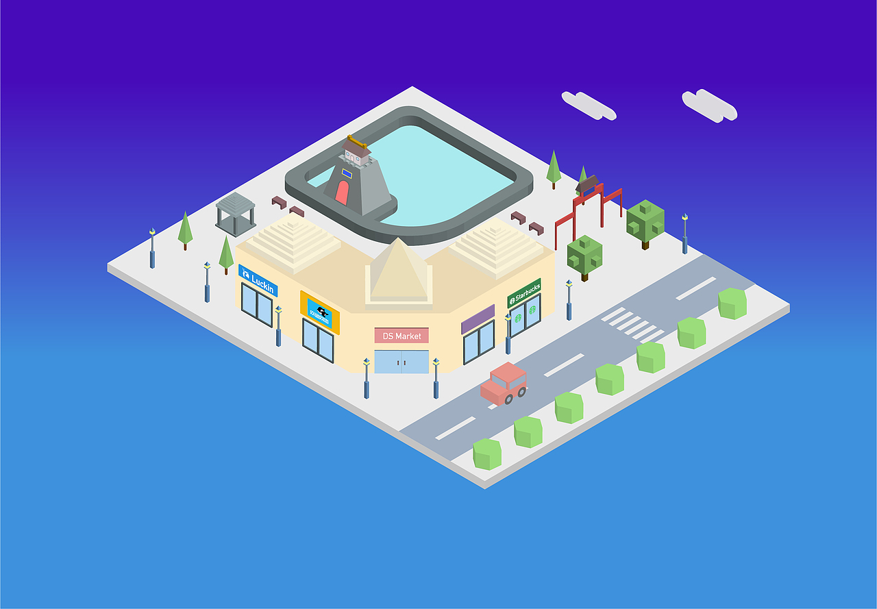 2.5d城市插畫（圖ZMjEwNjUyMTYw） - 藝術(shù)插畫 - 站酷設(shè)計(jì)師Z78222281原創(chuàng)素材 - 站酷ZCOOL