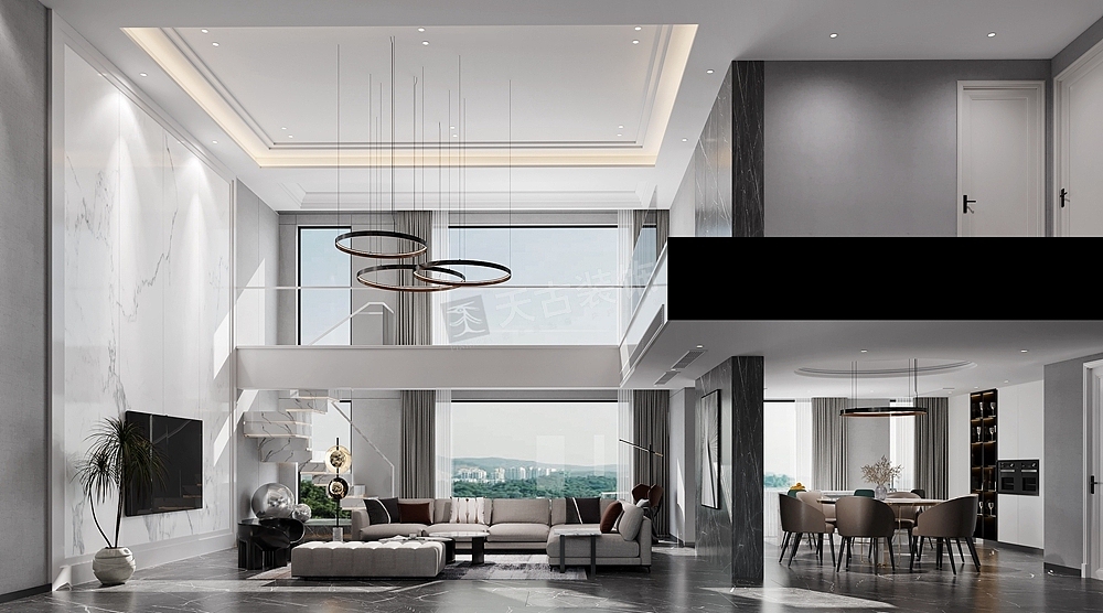 万科御澜道装修,御澜道跃层装修方案,天古设计师蔡培