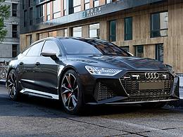 全模渲染街道旁的汽車CGI