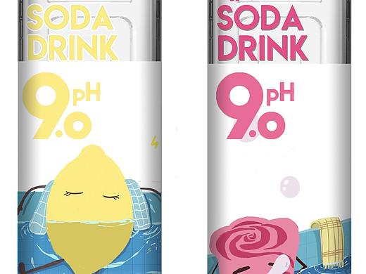 大广赛娃哈哈PH9.0苏打水包装