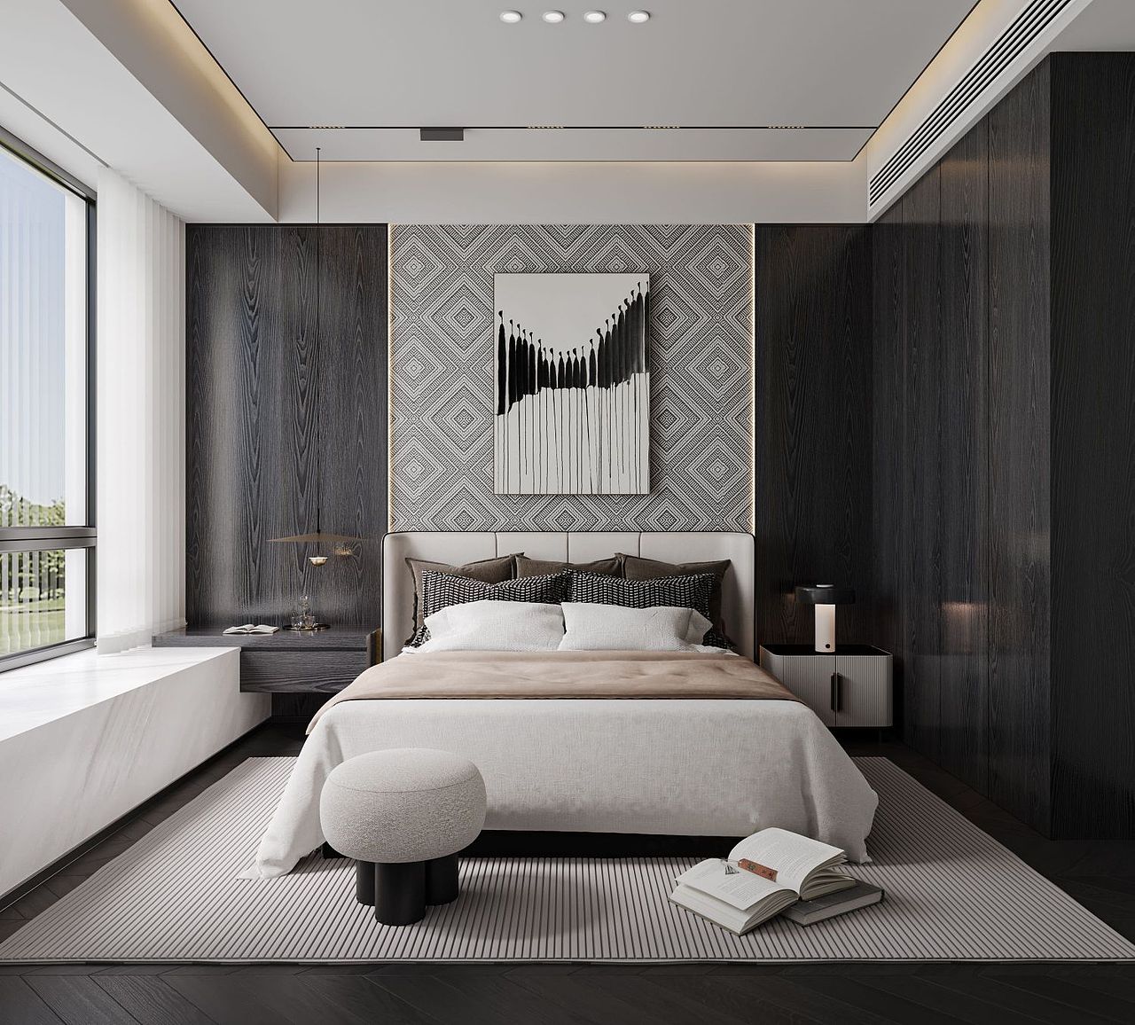 黑白灰渲染（图ZMzU3MzY1OTky） - 家装设计 - 站酷设计师Lonely_Walker原创素材 - 站酷ZCOOL