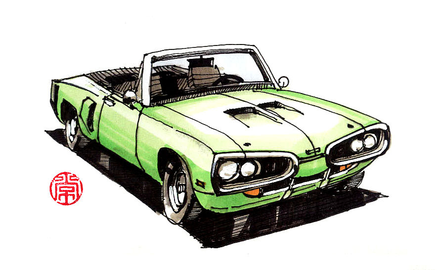 绘车丨肌肉车（图ZMTk3MTk2Mjky） - 绘画 - 站酷设计师画设计原创素材 - 站酷ZCOOL