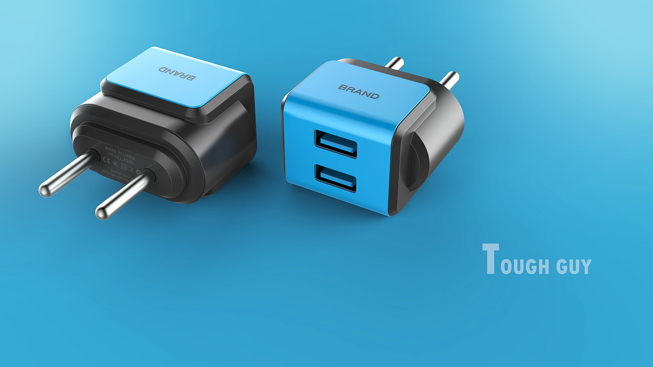 充电插头设计|工业/产品|电子产品|广州六色工业设计 - 原创作品