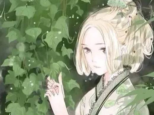 绿色系女生头像。