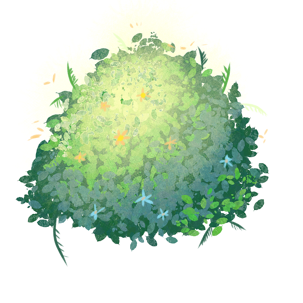 草丛（图ZMzUzODU3NTE2） - 商业插画 - 站酷设计师Z921955722原创素材 - 站酷ZCOOL