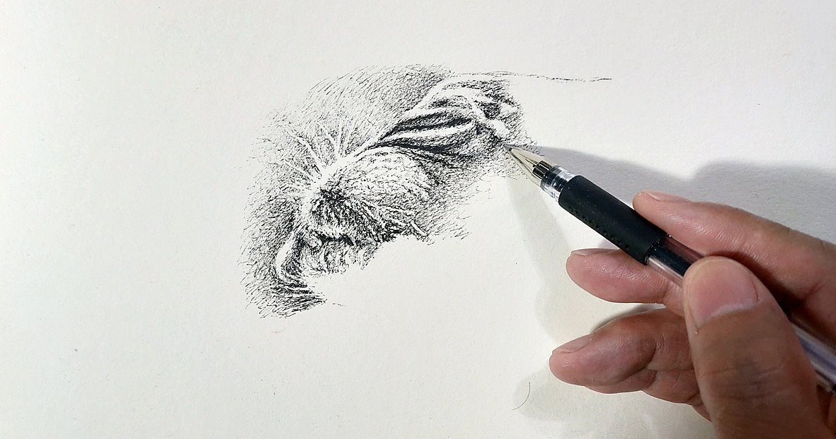 直播福利:钢笔画VS彩铅画,两个到底啥区别?