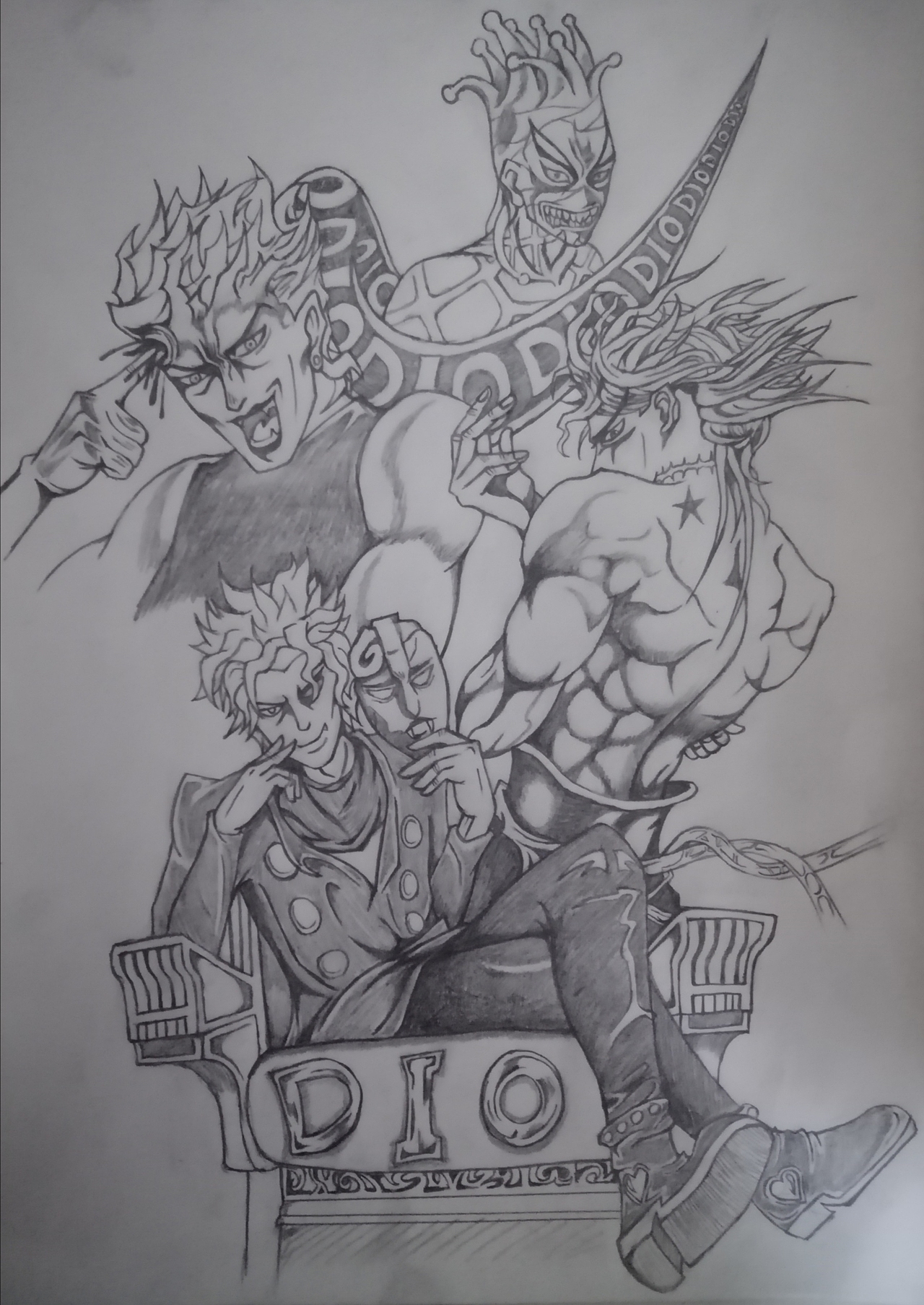 Dio da！（图ZMjEzNzI4NzYw） - 单幅漫画 - 站酷设计师醉猫Zelmo原创素材 - 站酷ZCOOL