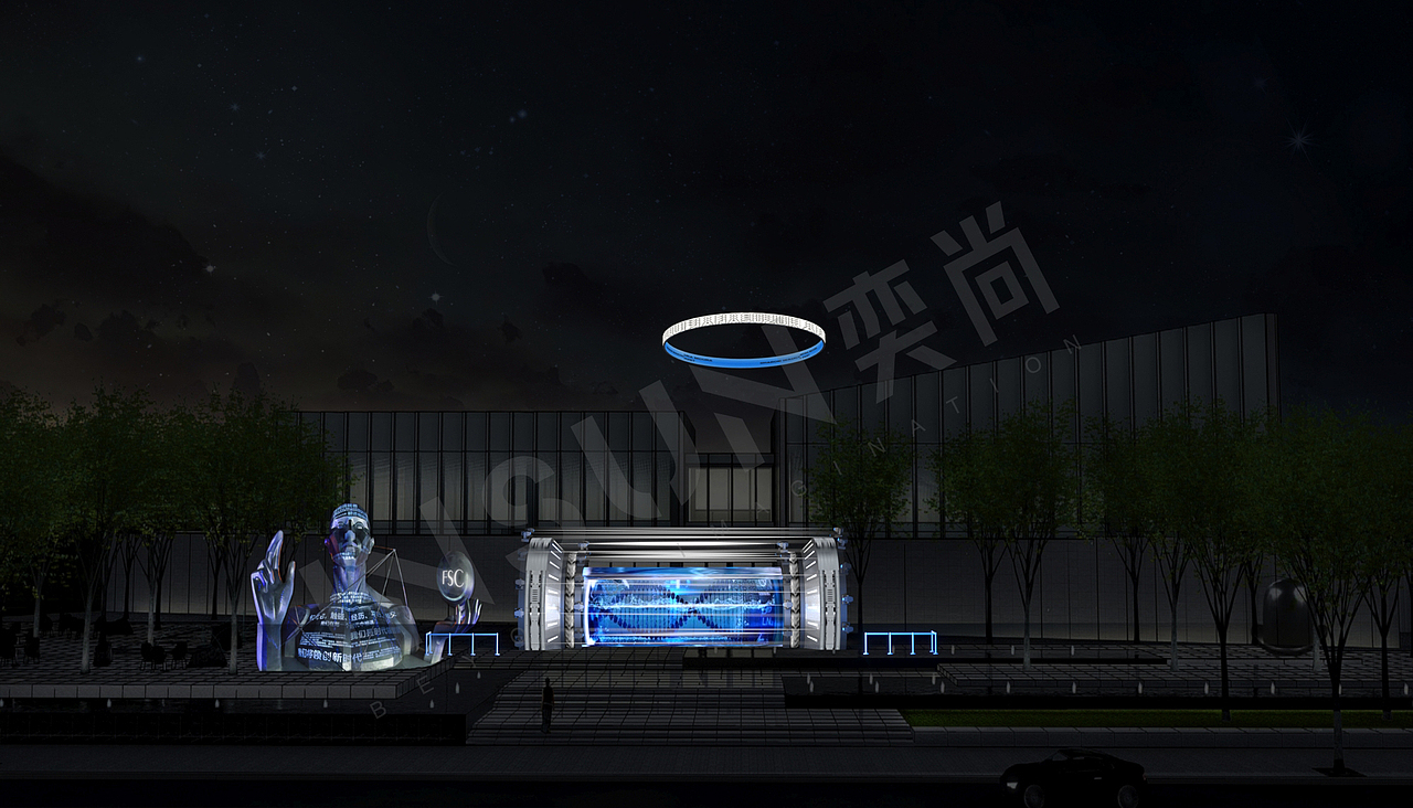 金华金茂示范区开放舞美