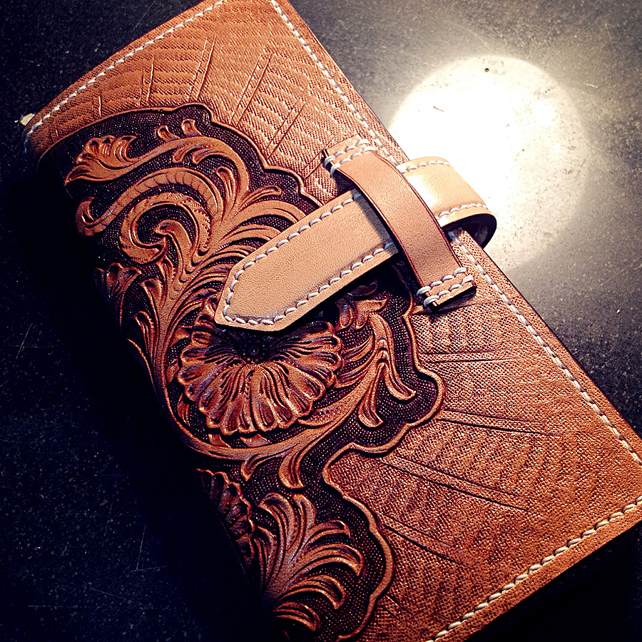 最终做成了长款的钱包。