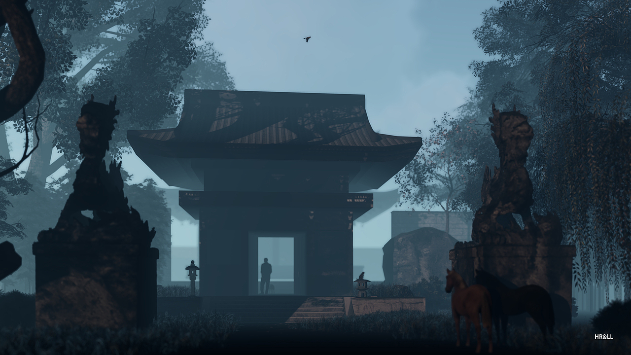 《深山隐寺》（图ZMjI5NTM1NDU2） - 场景 - 站酷设计师蓉三原创素材 - 站酷ZCOOL