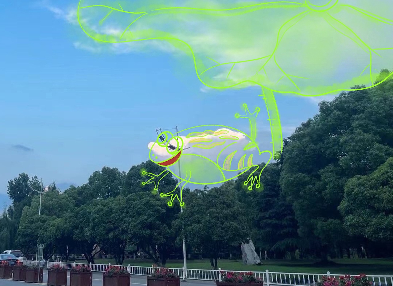 武漢的云（湖工大視角的云朵朵）（圖ZMjU1MDA3MTE2） - 新銳潮流插畫 - 站酷設(shè)計(jì)師黑狗阿凡達(dá)原創(chuàng)素材 - 站酷ZCOOL