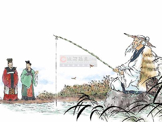 中小学名著分级阅读历史类上下五千年彩色水墨儿童插画