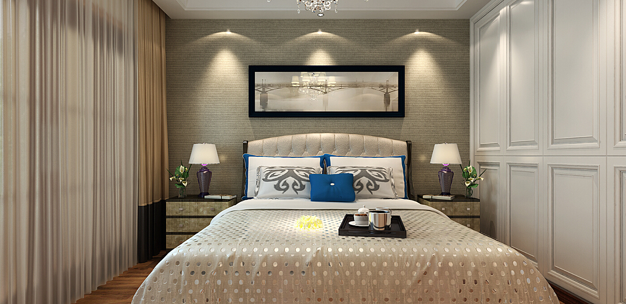 贵阳美的·林城装修案例,简欧风格效果图,美的林城装修报价,美的林城装修公司哪家好!