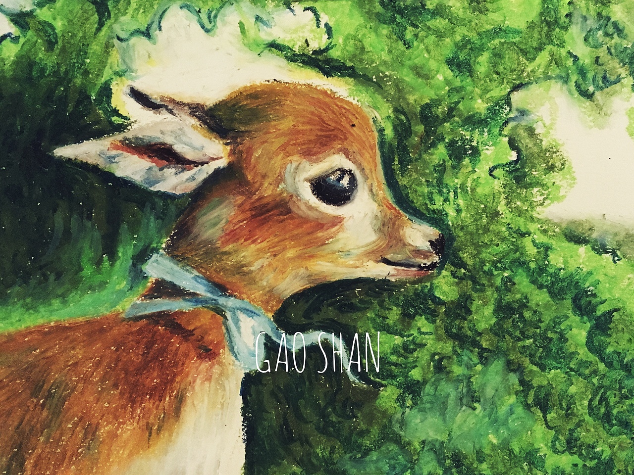 近期的一些油画棒作品（图ZNjUyNDYzNTY=） - 绘画 - 站酷设计师我是33原创素材 - 站酷ZCOOL