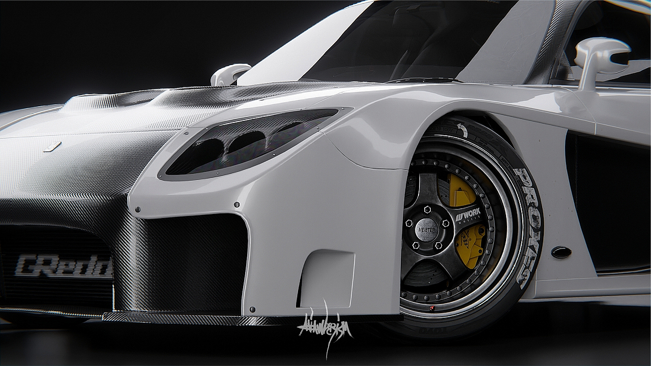 Rx7 veilside渲染练习（图ZMjczNjAwODk2） - 交通工具 - 站酷设计师Pafenlee原创素材 - 站酷ZCOOL