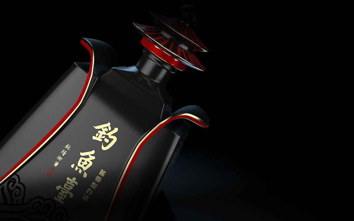 钓鱼台白酒设计（图ZMzIxMzg4MDE2） - 其他 - 站酷设计师老顽童设计原创素材 - 站酷ZCOOL
