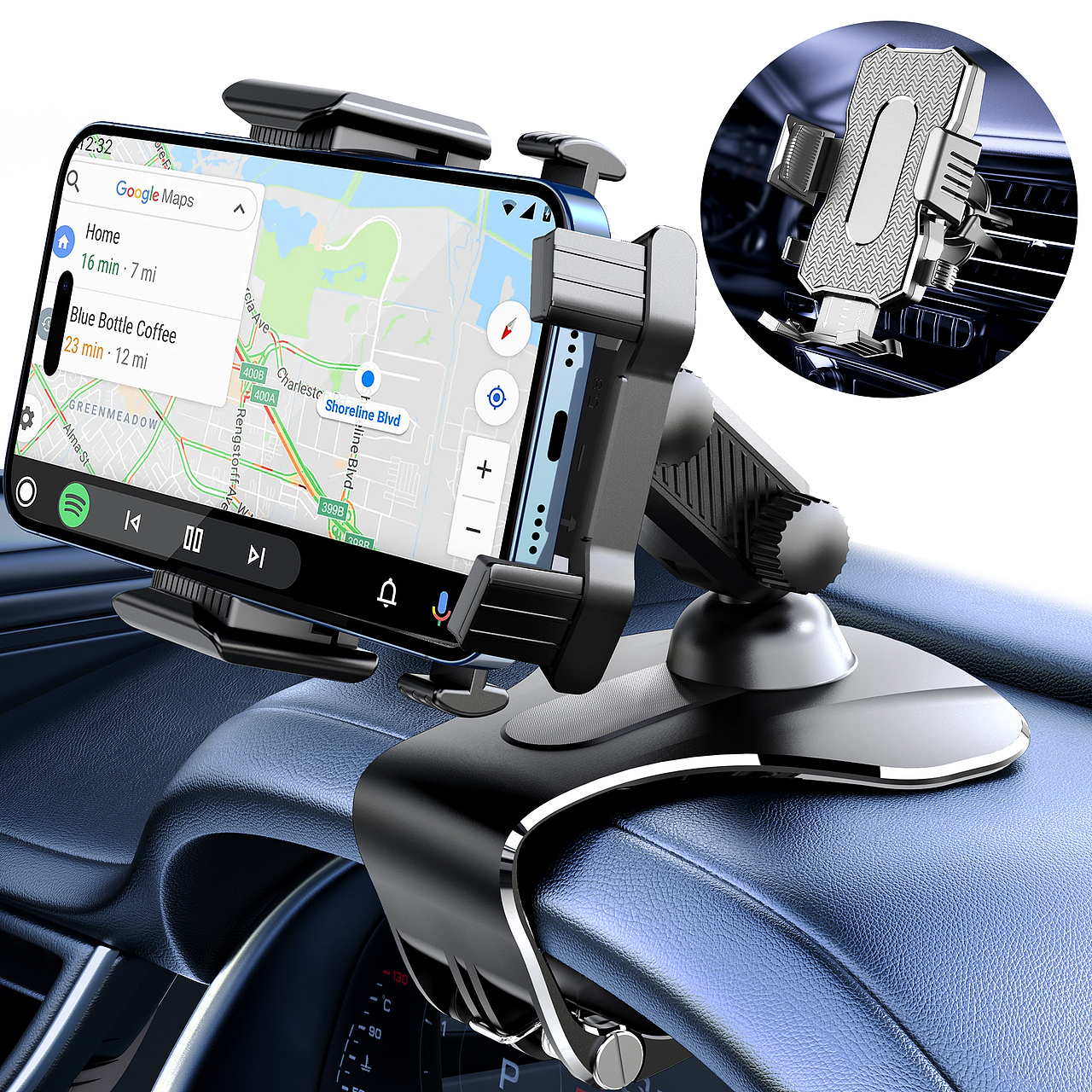 亚马逊汽车支架车载支架渲染设计排版