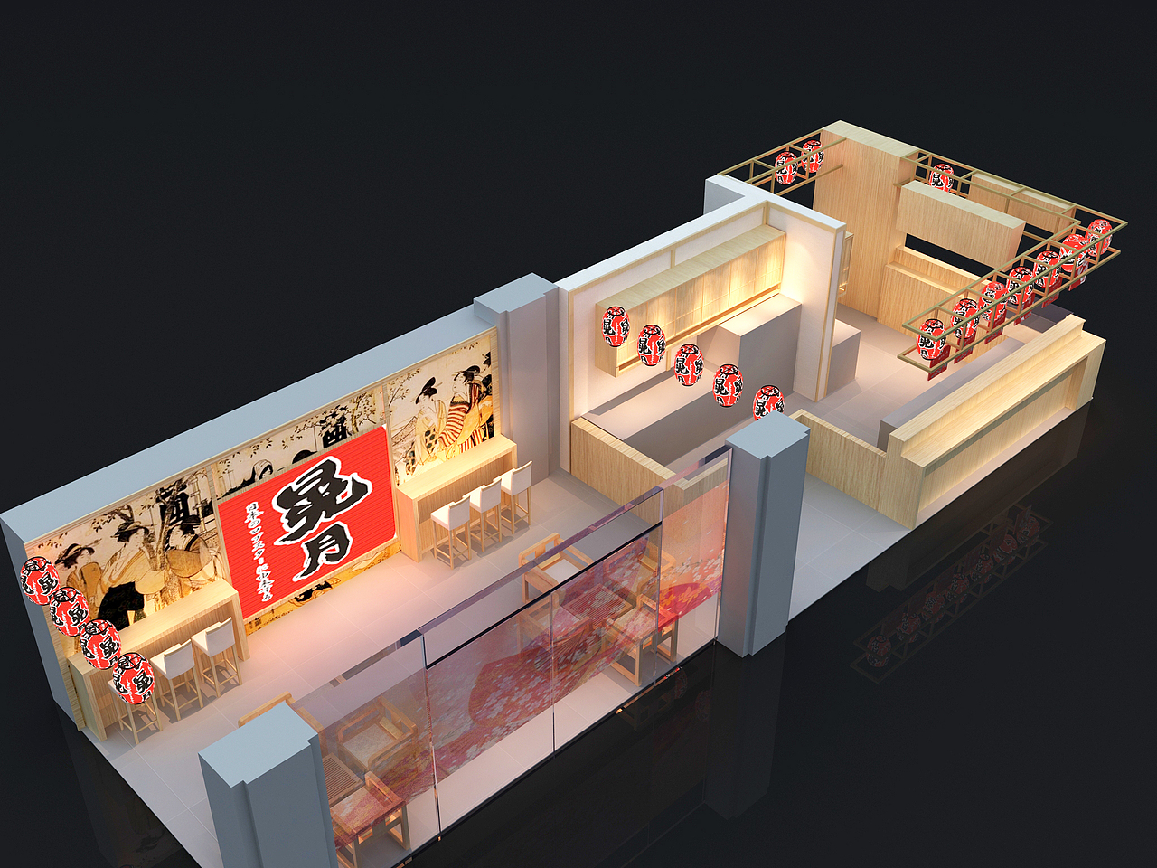 几个不同品类的空间效果图