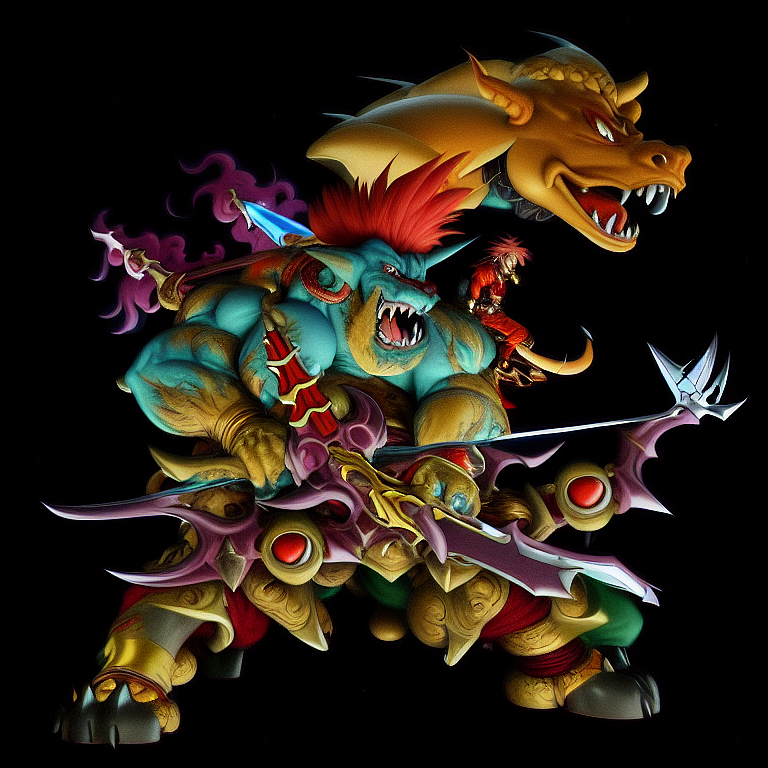 游戏人物cg创作