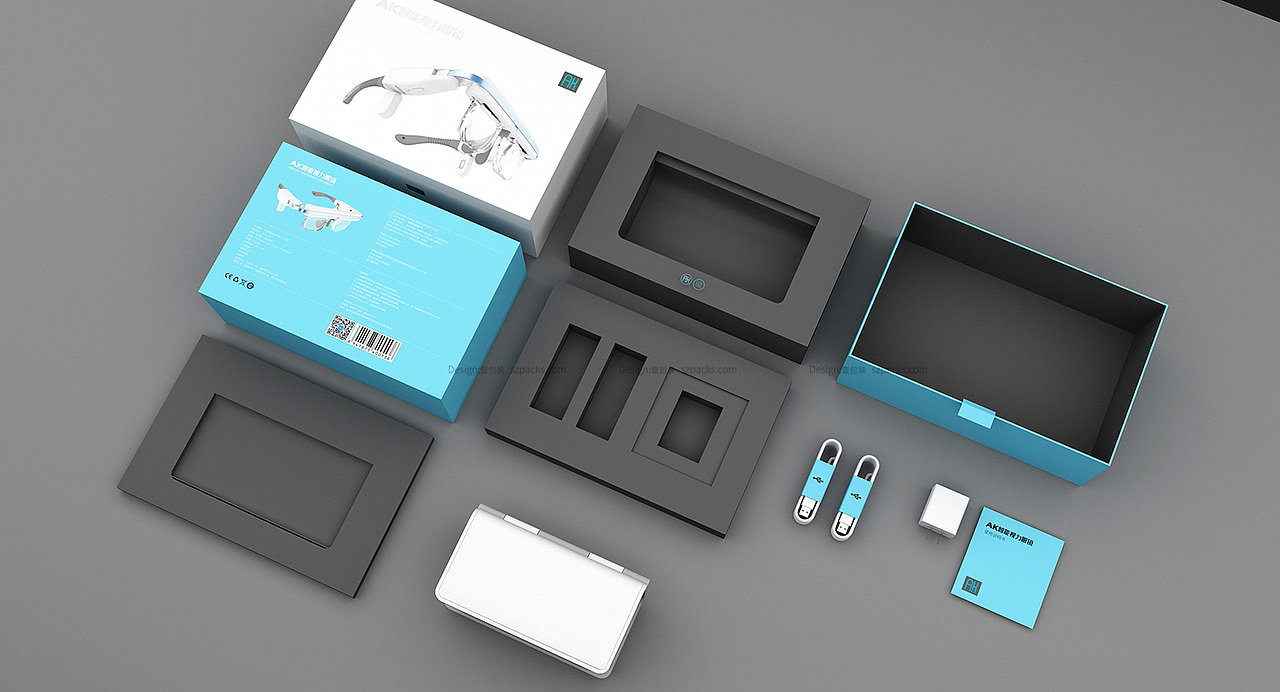 智能近视眼镜包装设计方案
