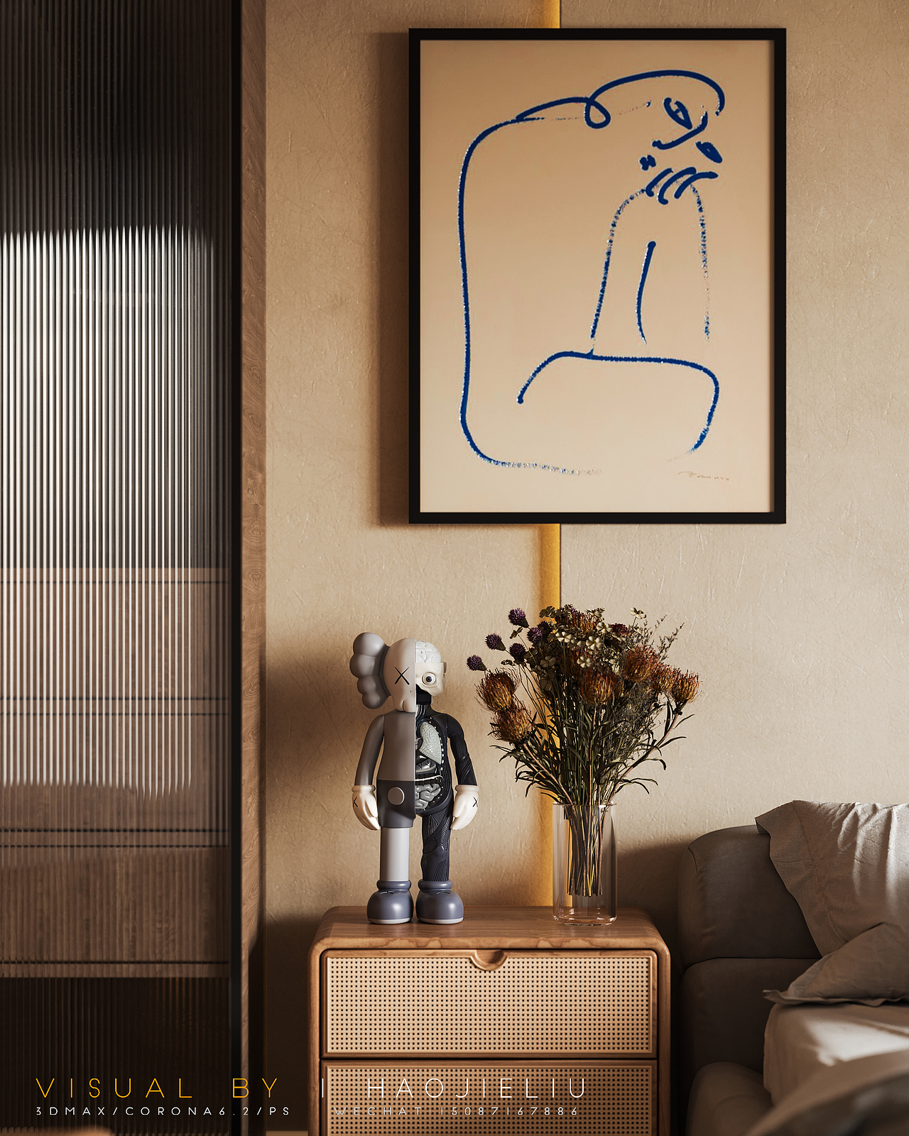 侘寂风卧室小景~