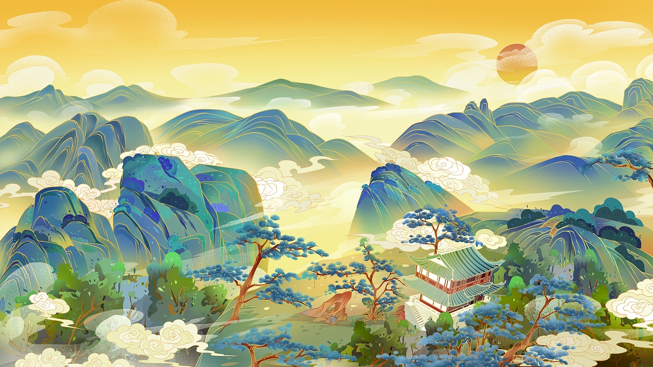 武夷山风景|插画|商业插画|hryvde - 原创作品 - 站酷 (zcool)