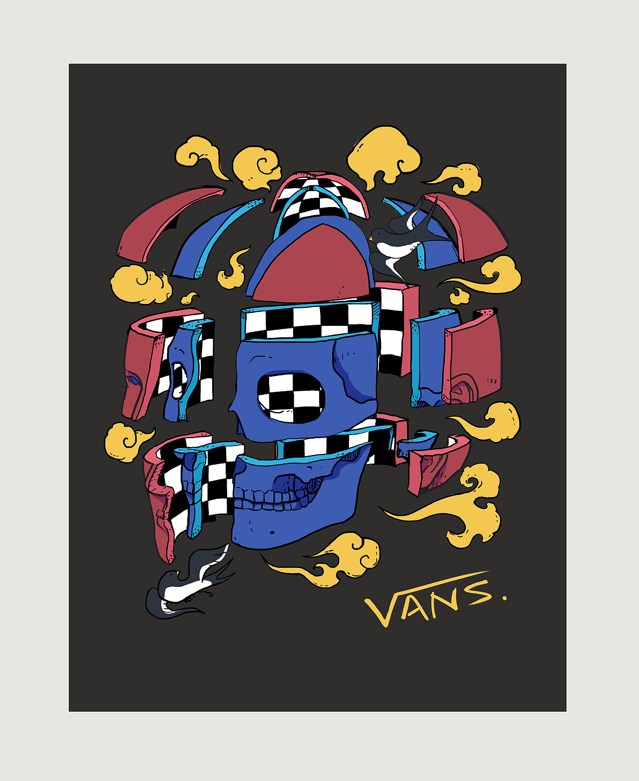 vanschinat恤鞋子图案设计