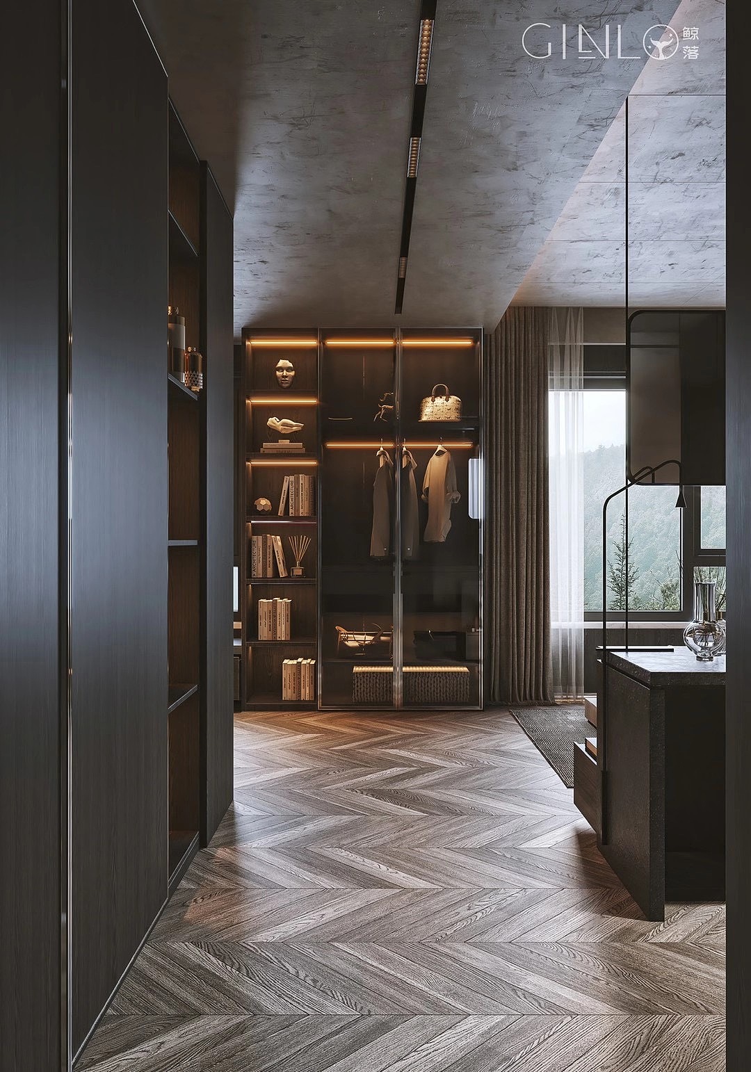 酷 主卧 效果表达(一组网站模型下载后的练习图)