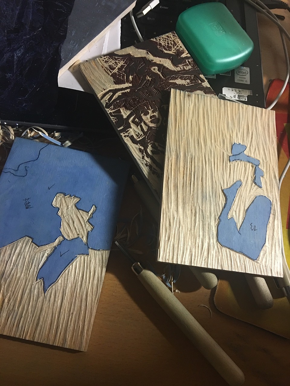 【手绘系列】—版画是如何制成（图ZNzU1MTUxNDg=） - 绘画 - 站酷设计师程博原创素材 - 站酷ZCOOL