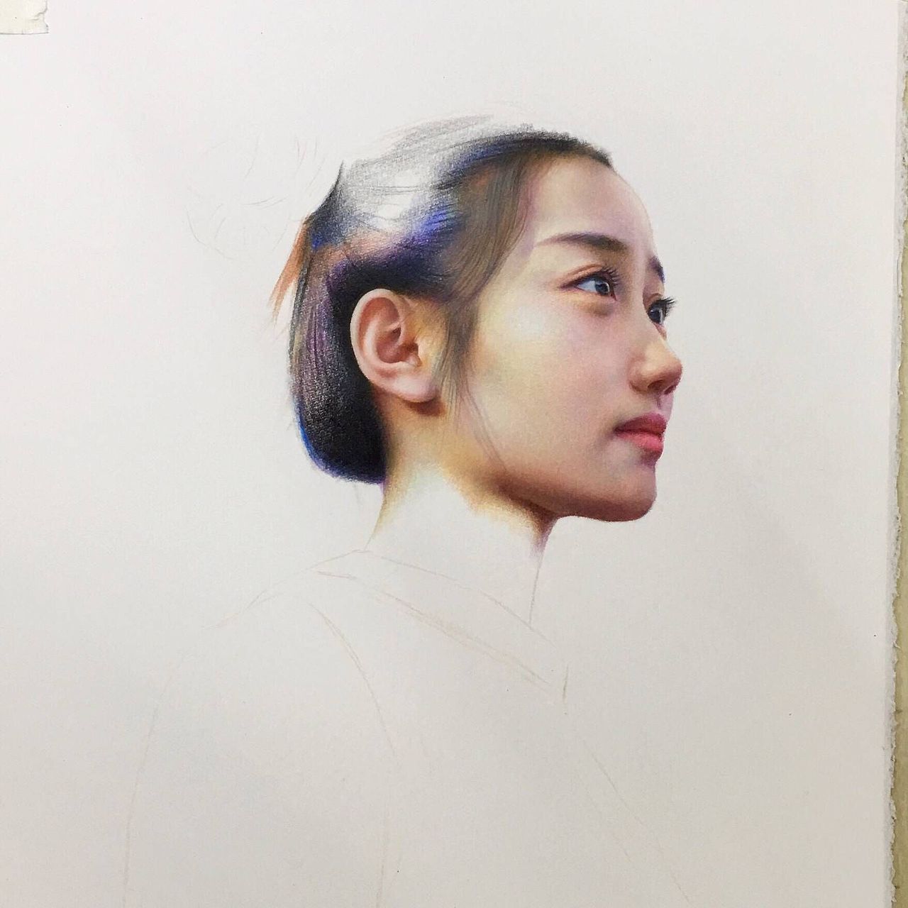 彩铅女孩（图ZMTE2MDkzNjUy） - 绘画 - 站酷设计师戴平原创素材 - 站酷ZCOOL