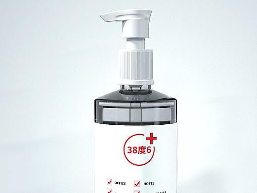 免消毒洗手液C4D渲染