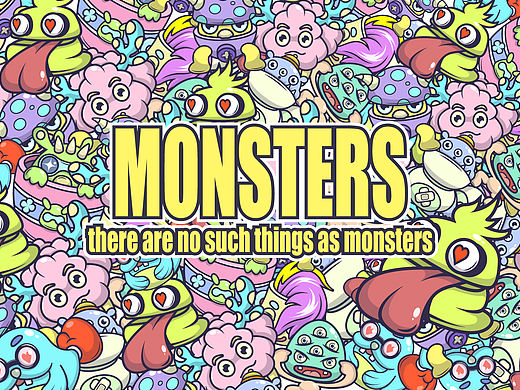 一群小怪獸正在向你靠近（個人主頁-ZNTMxNjYxMzY=） - 創(chuàng)作習(xí)作 - 站酷設(shè)計師反方向1998原創(chuàng)素材 - 站酷ZCOOL