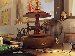 童年桌面//C4D建模