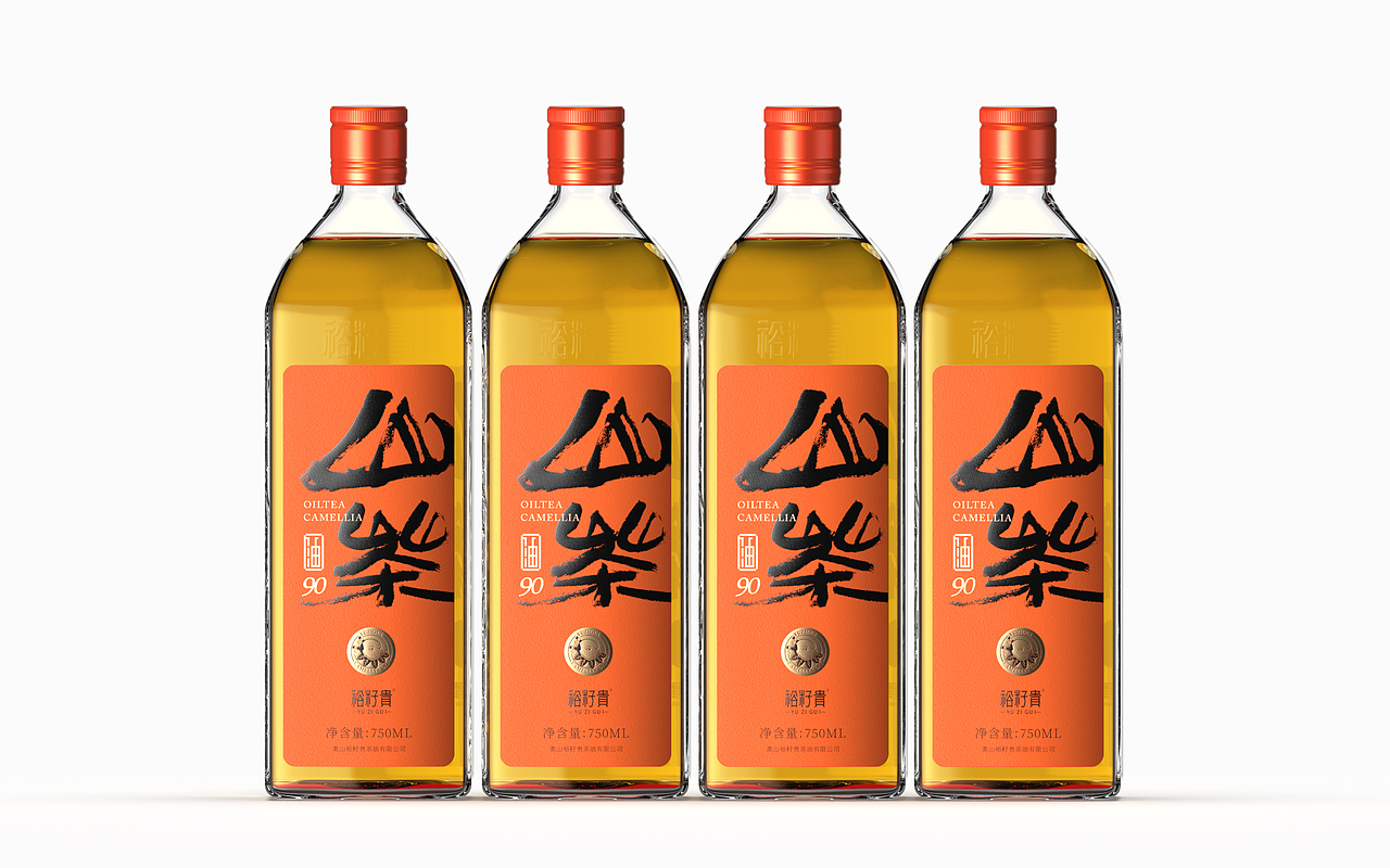 裕籽贵山茶油包装设计（图ZMjgyODYxMjg0） - 包装 - 站酷设计师飒旗品牌设计原创素材 - 站酷ZCOOL
