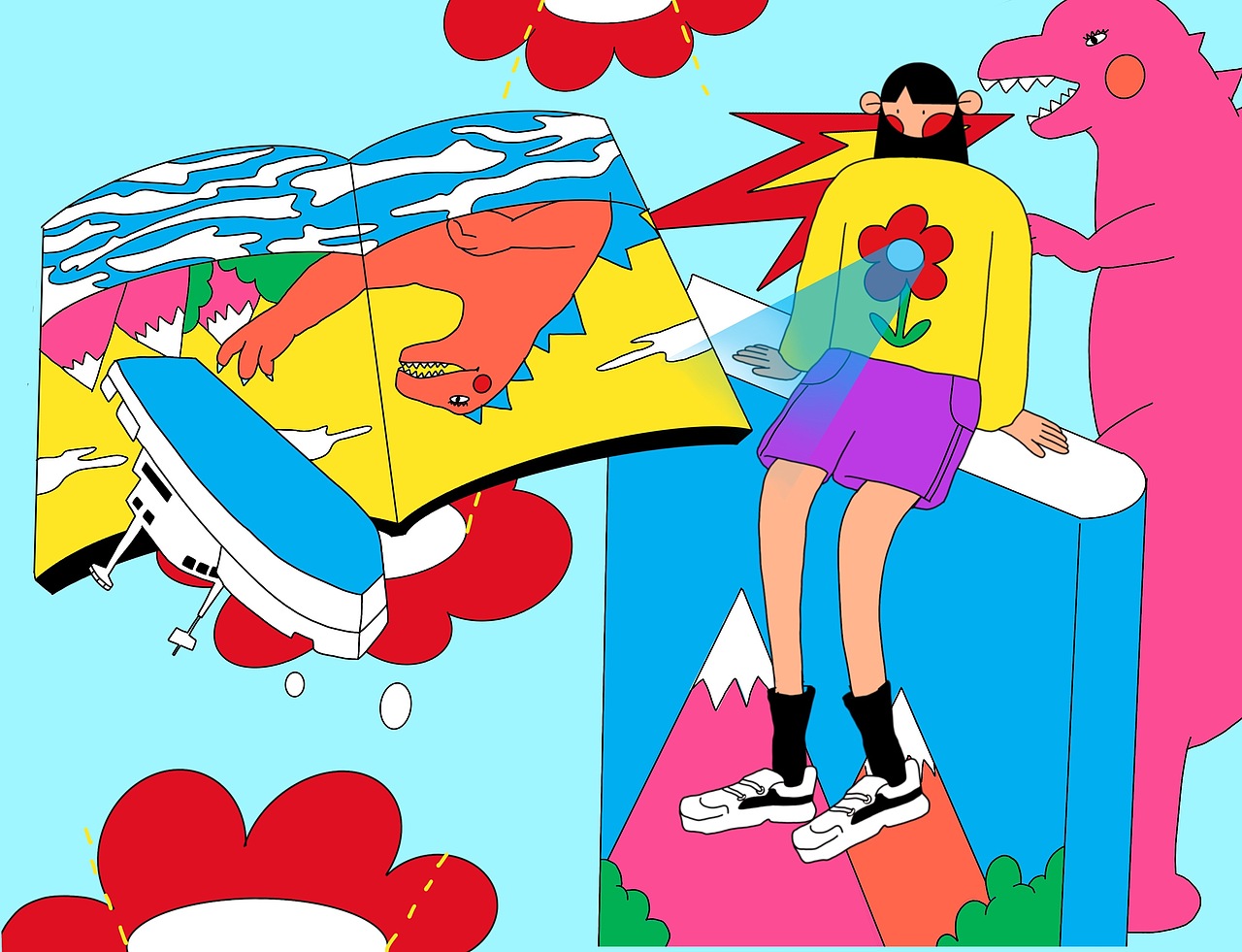 小豆人插画（图ZMjIzNDgyMzI4） - 艺术插画 - 站酷设计师SUNDOU原创素材 - 站酷ZCOOL