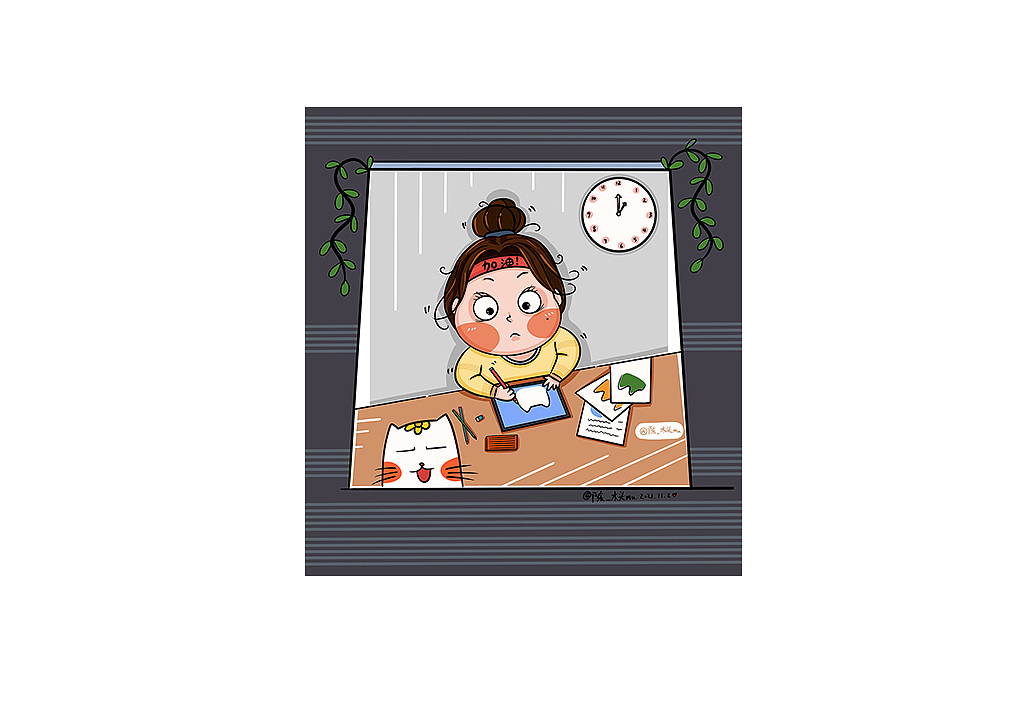 《木头D日常》系列（图ZMjc2MzA0NzQ4） - 创作习作 - 站酷设计师陈_木头mu原创素材 - 站酷ZCOOL