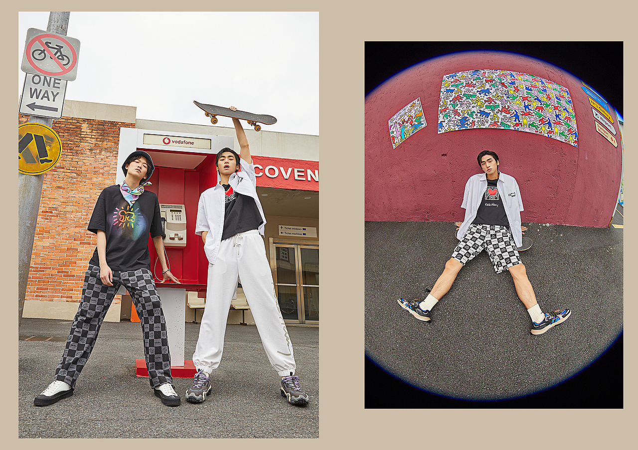 | 联名系列 | SANFU x keith haring |（图ZMjk0NDcxODAw） - 时尚/艺术摄影 - 站酷设计师黄艹艹原创素材 - 站酷ZCOOL